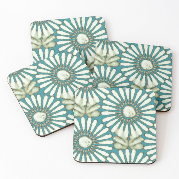 Item preview, Watercolor Daisy, Beige-emerald version designed and sold by Alex  Blud.