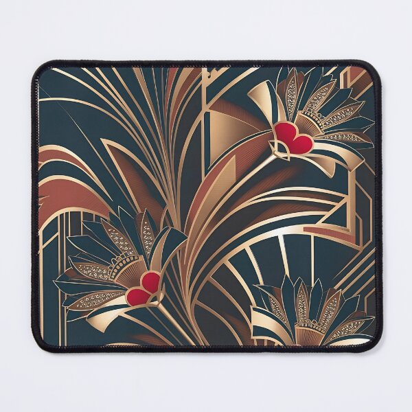 Item preview, Art Deco floral pattern designed and sold by Tamas Das.