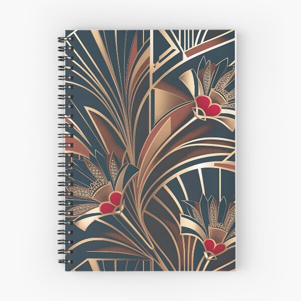 Item preview, Art Deco floral pattern designed and sold by Tamas Das.