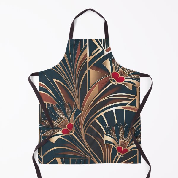 Item preview, Art Deco floral pattern designed and sold by Tamas Das.