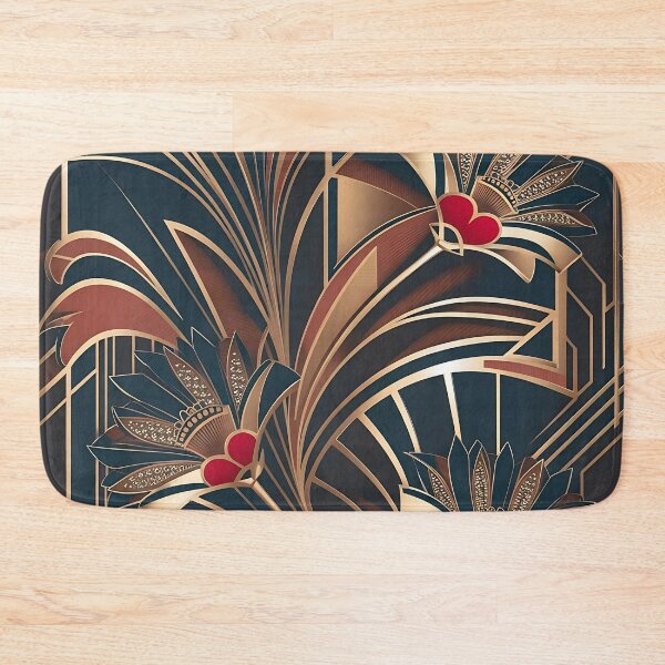 Item preview, Art Deco floral pattern designed and sold by Tamas Das.