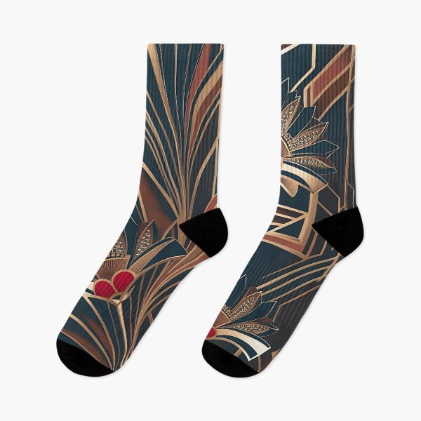 Item preview, Art Deco floral pattern designed and sold by Tamas Das.