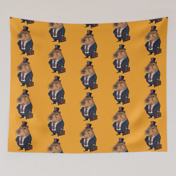 Item preview, Cute Capybara In Suit - Funny Businessman designed and sold by canvadreamer444.