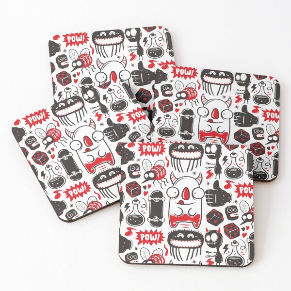 Item preview, funny Halloween monster doodle, cartoon designed and sold by Mauswohn.