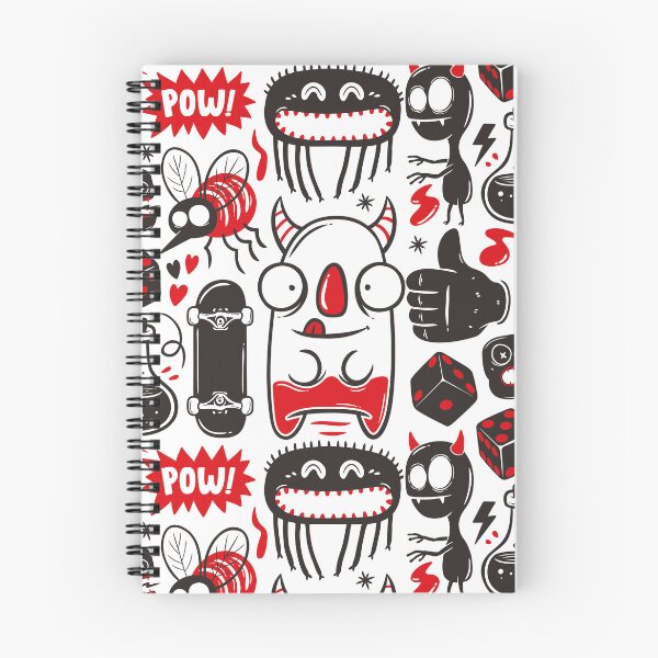 Item preview, funny Halloween monster doodle, cartoon designed and sold by Mauswohn.