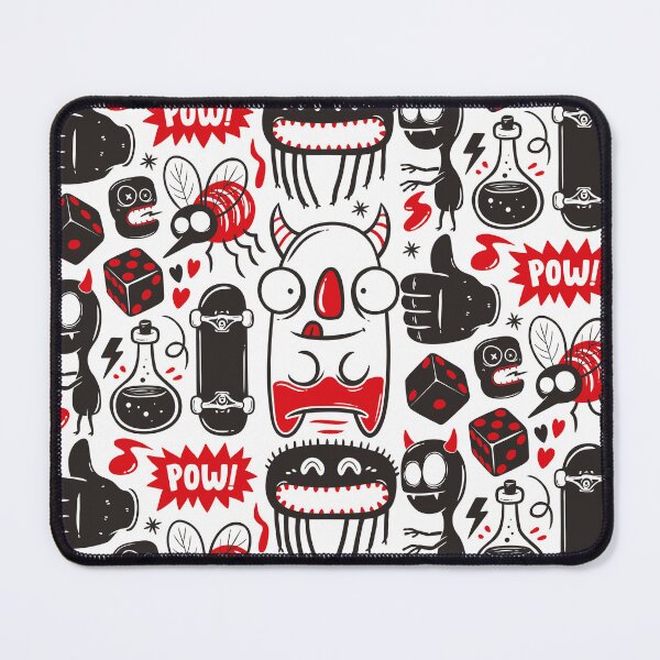 Item preview, funny Halloween monster doodle, cartoon designed and sold by Mauswohn.