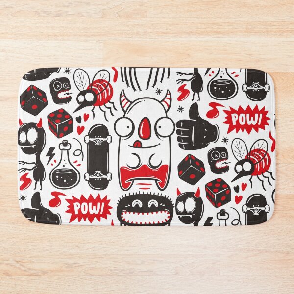 Item preview, funny Halloween monster doodle, cartoon designed and sold by Mauswohn.