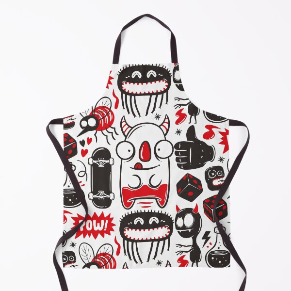 Item preview, funny Halloween monster doodle, cartoon designed and sold by Mauswohn.