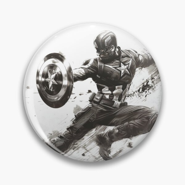 Item preview, CAP AMERICA BW designed and sold by mealtees.