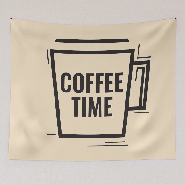 Item preview, Coffee time. Cup of coffee linear design. designed and sold by twisted-dot.