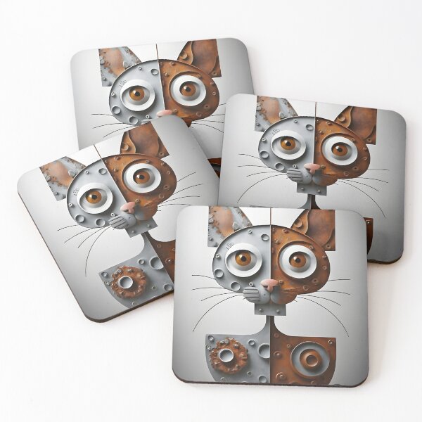 Item preview, Steampunk Cat Sculpture designed and sold by MarinaFila.
