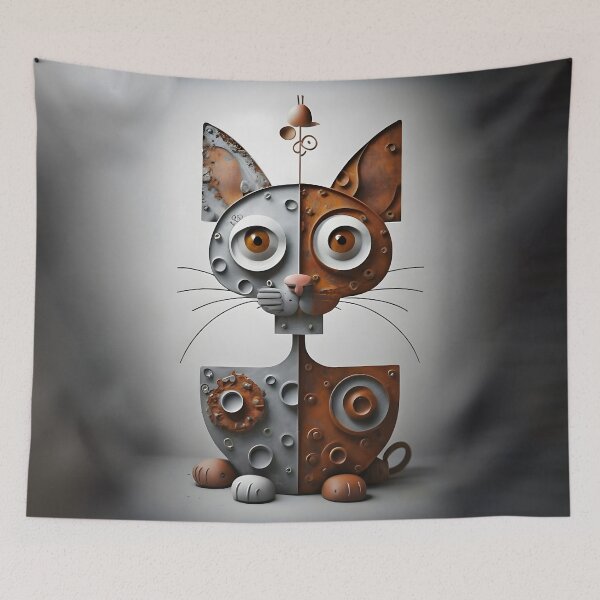 Item preview, Steampunk Cat Sculpture designed and sold by MarinaFila.