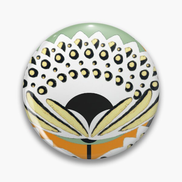 Item preview, Big Flower, Sunrise, Grey-orange version designed and sold by Alex  Blud.
