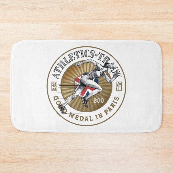 Item preview, 2024 - ENGLAND - ATHLETICS - TRACK 800 - GOLD MEDAL - PARIS - 2 designed and sold by ArtProjectShop.