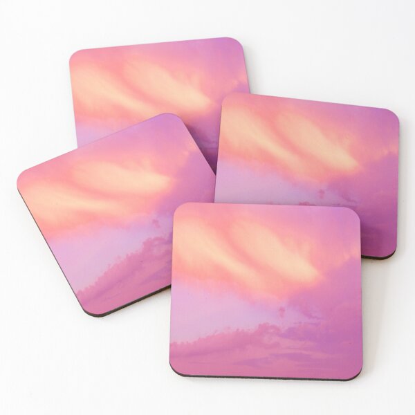 Item preview, Sky with colorful pink and blue clouds designed and sold by Fran Cost.