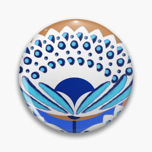 Item preview, Big Flower, Sunrise, Bright blue version designed and sold by Alex  Blud.