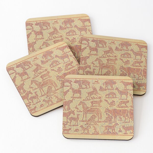 Item preview, Overall pattern of animals, 19th century  designed and sold by unsung.art [].