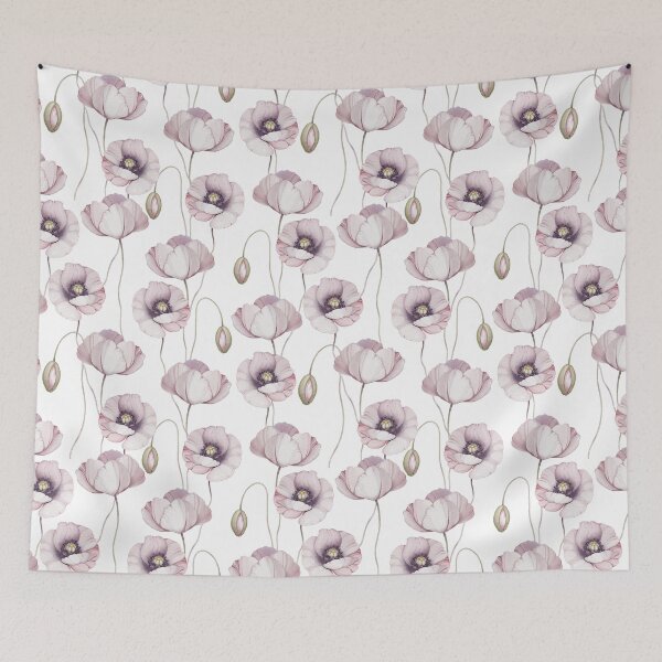 Item preview, Ethereal Blush Poppies in Bloom designed and sold by coshe.