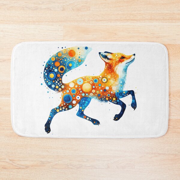 Item preview, Folk Art animal - Running Red Fox by heidiannemorris designed and sold by FOLK ART FUSION.