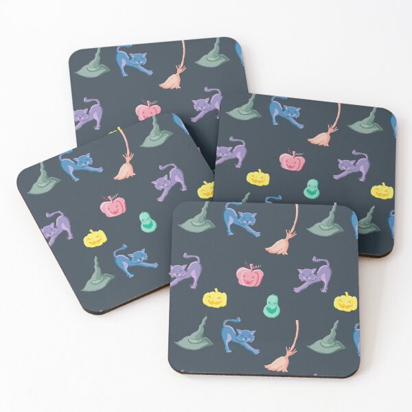 Item preview,   Fun halloween design with scaredy cats and pumpkins designed and sold by by Mònica Roca.