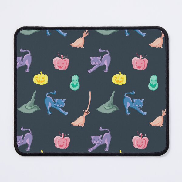 Item preview, Fun halloween design with scaredy cats and pumpkins designed and sold by by Mònica Roca.