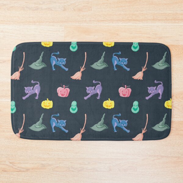 Item preview,   Fun halloween design with scaredy cats and pumpkins designed and sold by by Mònica Roca.