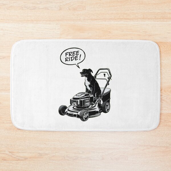 Item preview, Dog on a lawnmower designed and sold by KukerLukii.