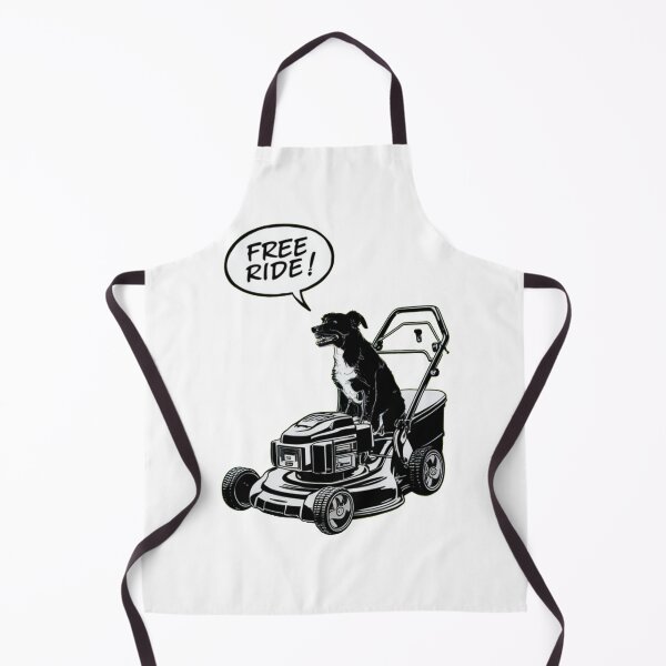 Item preview, Dog on a lawnmower designed and sold by KukerLukii.
