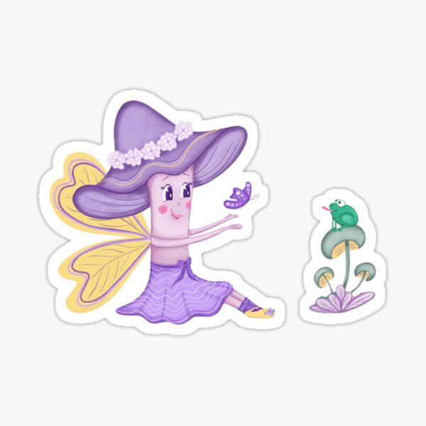 Item preview, The mushroom fairy designed and sold by IrinaSolomon.