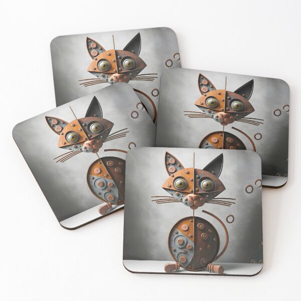 Item preview, Steampunk Cat Sculpture designed and sold by MarinaFila.