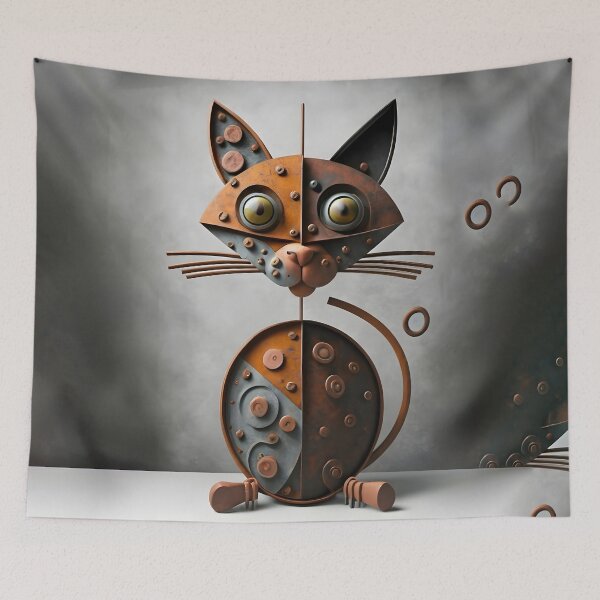 Item preview, Steampunk Cat Sculpture designed and sold by MarinaFila.