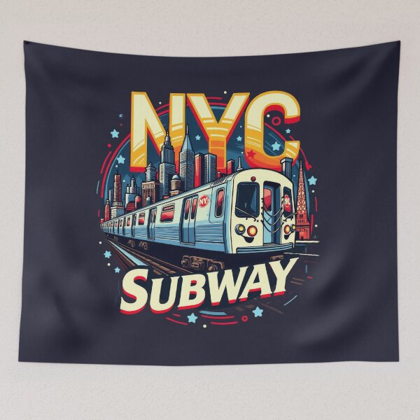 Item preview, New York Subway NYC Subway Train designed and sold by MayaDelaye.
