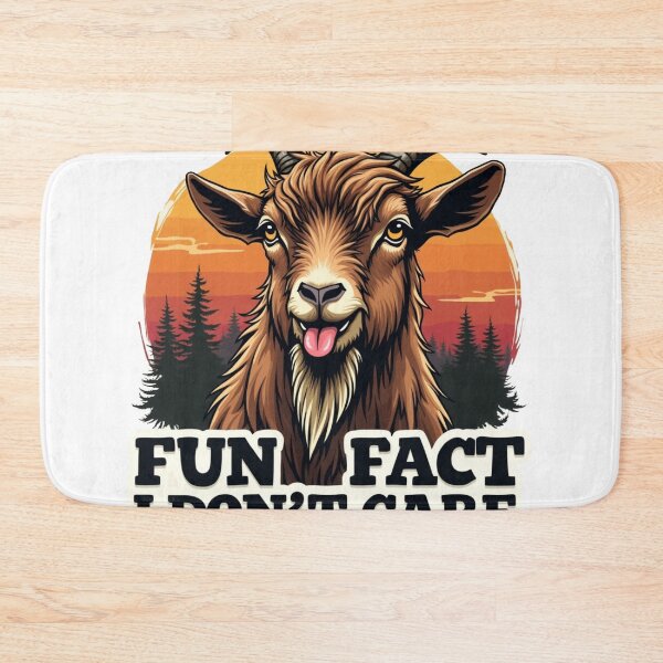 Item preview, Sassy Goat Tee: Fun Fact, I Don’t Care designed and sold by Rio77 Styles.
