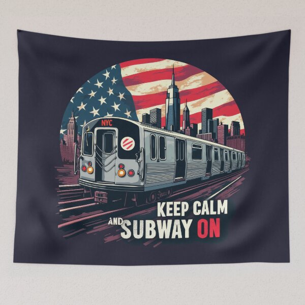 Item preview, New York Subway NYC Subway Train designed and sold by MayaDelaye.