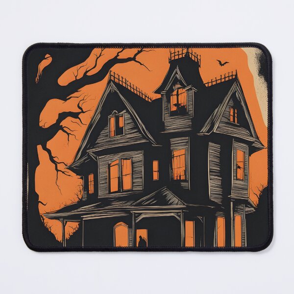 Item preview, Halloween Haunted House #1 designed and sold by elgatonocturno.