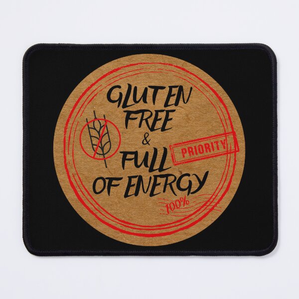 Item preview, Gluten Free And Full Of Energy. Stamps for celiac disease. Food stamps designed and sold by DendaArt.