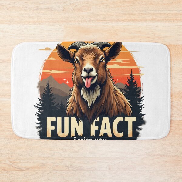 Item preview, Fun Fact: I Miss You – Sassy Goat Tee designed and sold by Rio77 Styles.