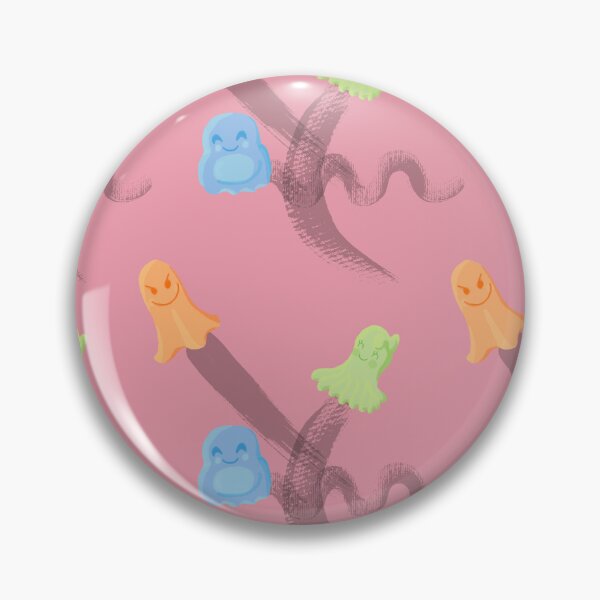 Artikelvorschau, Bunte Geister auf Rosa. Halloween-Design für Kinder entworfen und verkauft von by Mònica Roca.