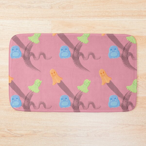 Item preview, Colorful Ghosts on pink. Kid's Halloween design designed and sold by by Mònica Roca.