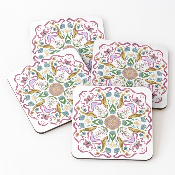 Item preview, Victorian Pattern Inspired by William Morris - Ornate Bird and Floral Mandala - Jemma Jamie Skidmore  designed and sold by Jemma Jamie Skidmore.