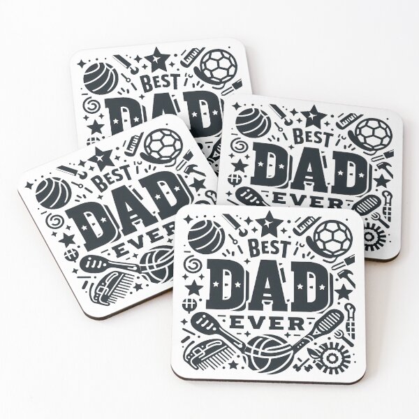 Item preview, Best Dad Ever! designed and sold by OzzFrequency.
