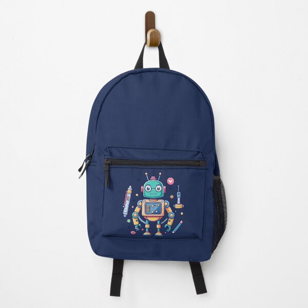 Item preview, Cute robot cartoon colourful graphic design designed and sold by Tiny Cozy Art.