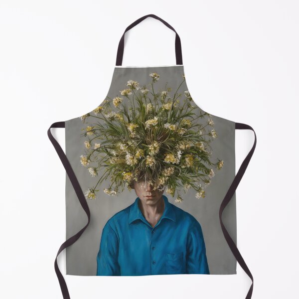 Item preview, person with flowers, surrealistic painting designed and sold by OneLastWish.