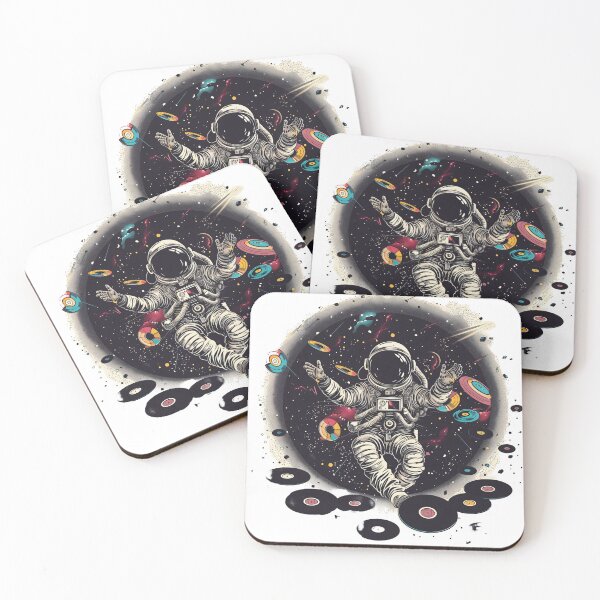 Item preview, Astronaut of the Disk in Space designed and sold by Caracas-Vintage.