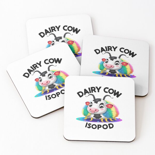 Item preview, Pasture Patterns: Beautiful Dairy Cow Isopod Art designed and sold by RabiaDesigns.