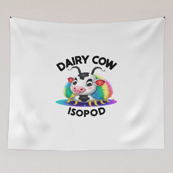 Item preview, Pasture Patterns: Beautiful Dairy Cow Isopod Art designed and sold by RabiaDesigns.