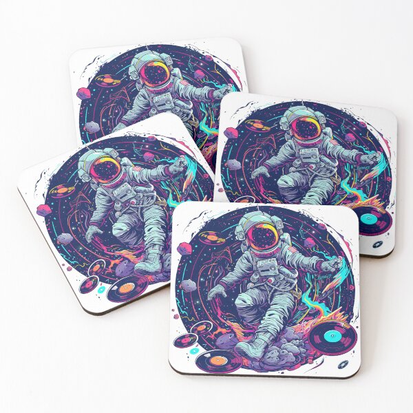 Item preview, Astronaut DJ in Space designed and sold by Caracas-Vintage.
