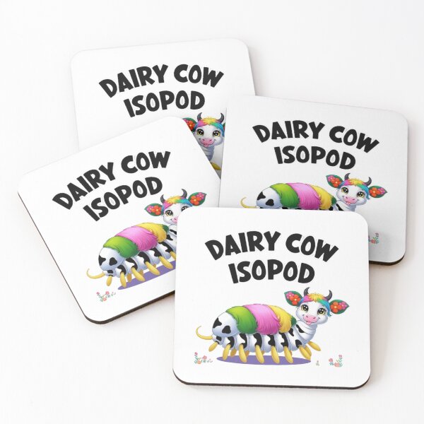 Item preview, Farm Fresh Finds: Dairy Cow Isopod Design Collections designed and sold by RabiaDesigns.