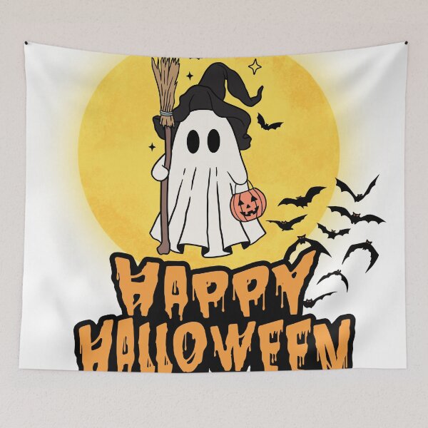 Item preview, Litle ghost happy halloween designed and sold by Jupiter-P.