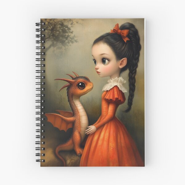 Item preview, Victorian Girl with Baby Dragon designed and sold by Magical Art Store.